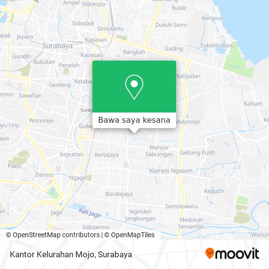 Peta Kantor Kelurahan Mojo