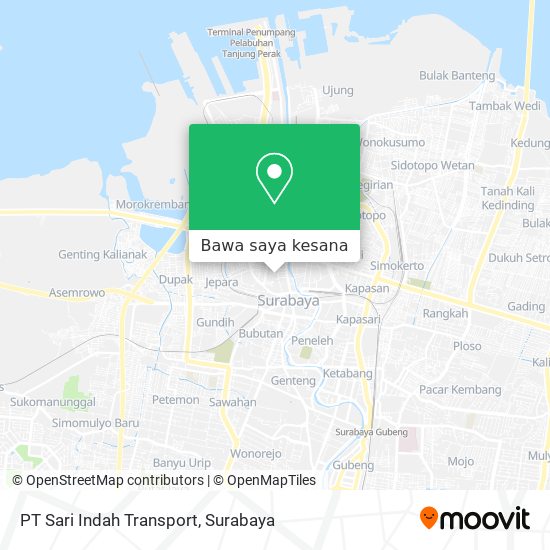 Peta PT Sari Indah Transport