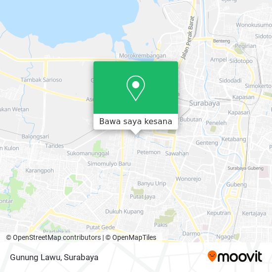 Peta Gunung Lawu