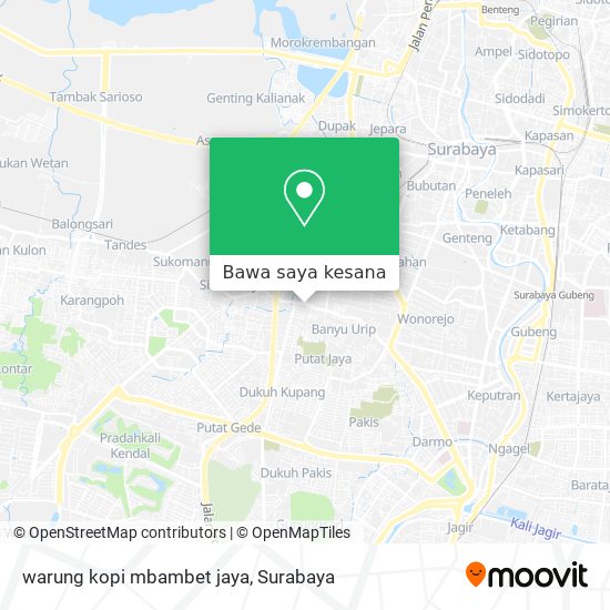 Peta warung kopi mbambet jaya