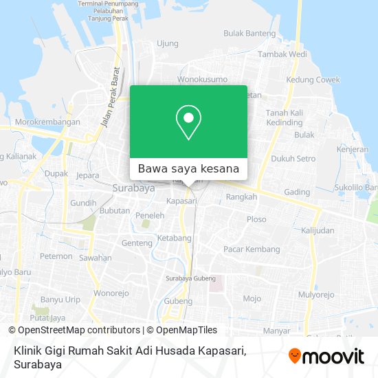 Peta Klinik Gigi Rumah Sakit Adi Husada Kapasari