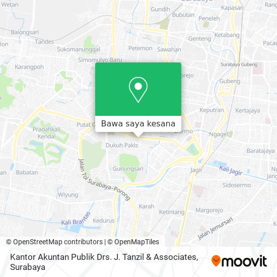Peta Kantor Akuntan Publik Drs. J. Tanzil & Associates