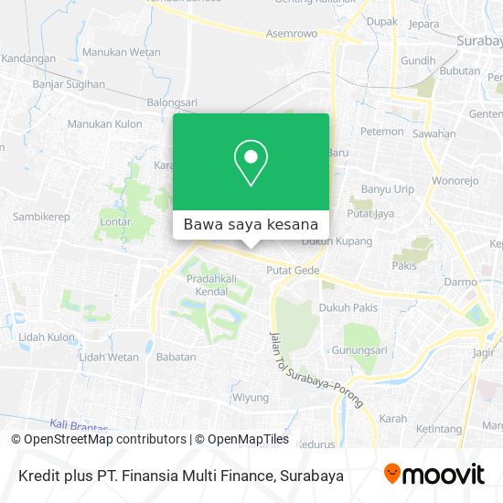 Peta Kredit plus PT. Finansia Multi Finance