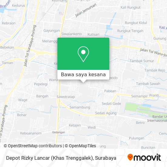 Peta Depot Rizky Lancar (Khas Trenggalek)