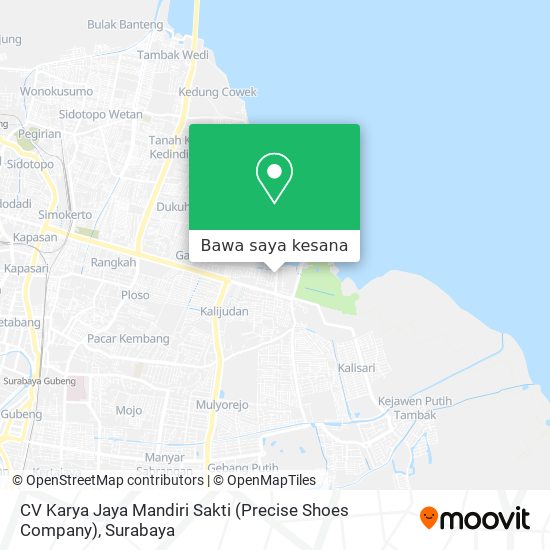 Peta CV Karya Jaya Mandiri Sakti (Precise Shoes Company)