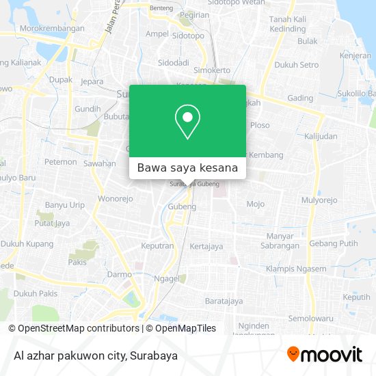 Peta Al azhar pakuwon city