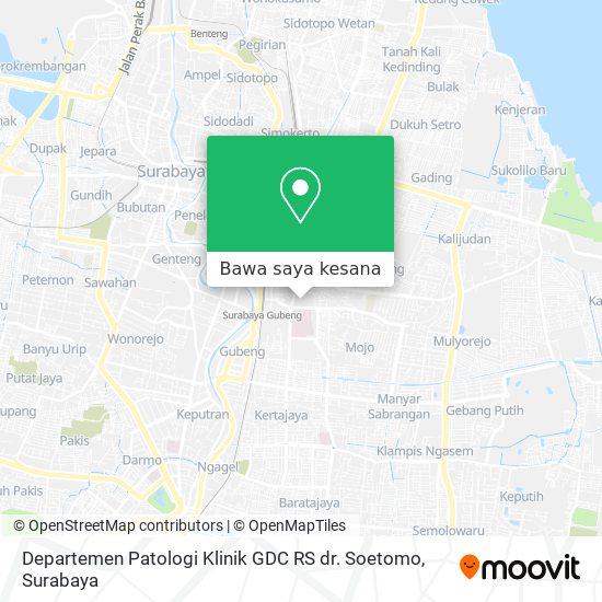 Peta Departemen Patologi Klinik GDC RS dr. Soetomo