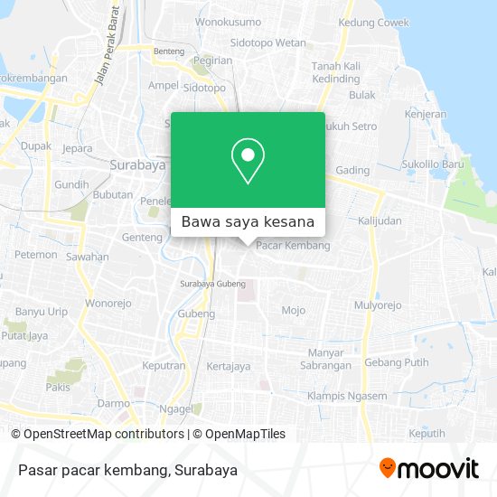 Peta Pasar pacar kembang