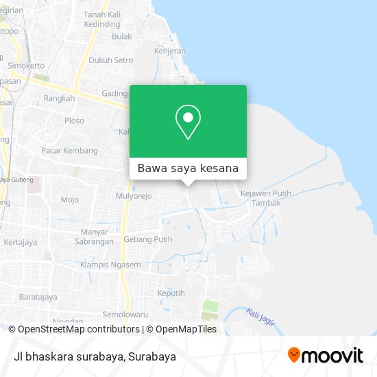 Peta Jl bhaskara surabaya