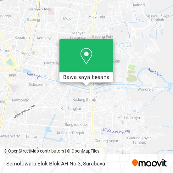 Peta Semolowaru Elok Blok AH No.3