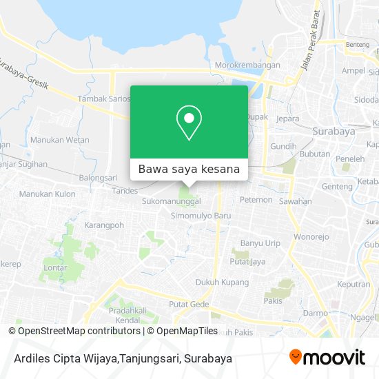 Peta Ardiles Cipta Wijaya,Tanjungsari
