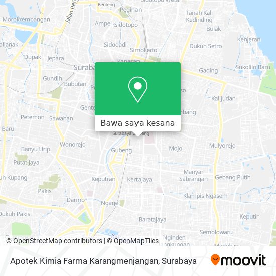 Peta Apotek Kimia Farma Karangmenjangan