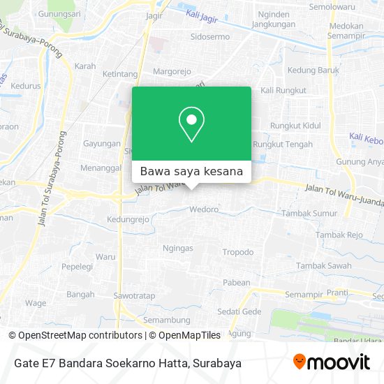 Peta Gate E7 Bandara Soekarno Hatta