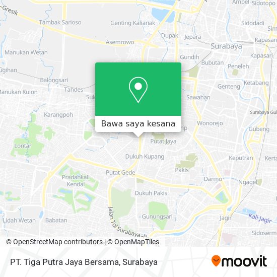 Peta PT. Tiga Putra Jaya Bersama