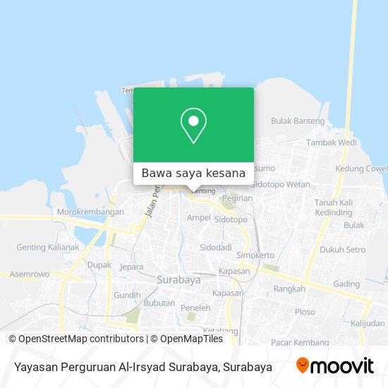 Peta Yayasan Perguruan Al-Irsyad Surabaya