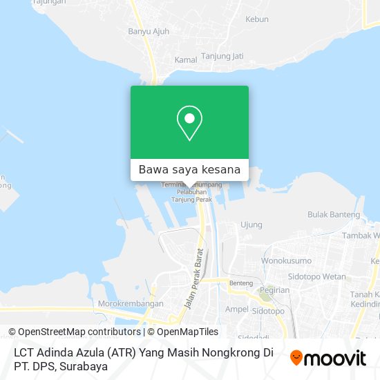 Peta LCT Adinda Azula (ATR) Yang Masih Nongkrong Di PT. DPS