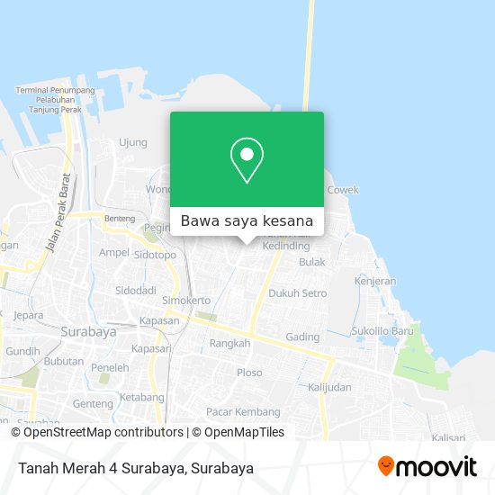 Peta Tanah Merah 4 Surabaya