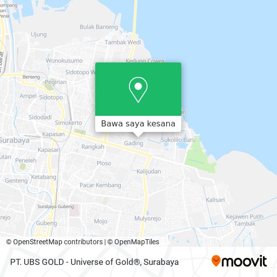 Peta PT. UBS GOLD - Universe of Gold®