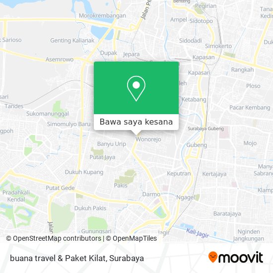 Peta buana travel & Paket Kilat