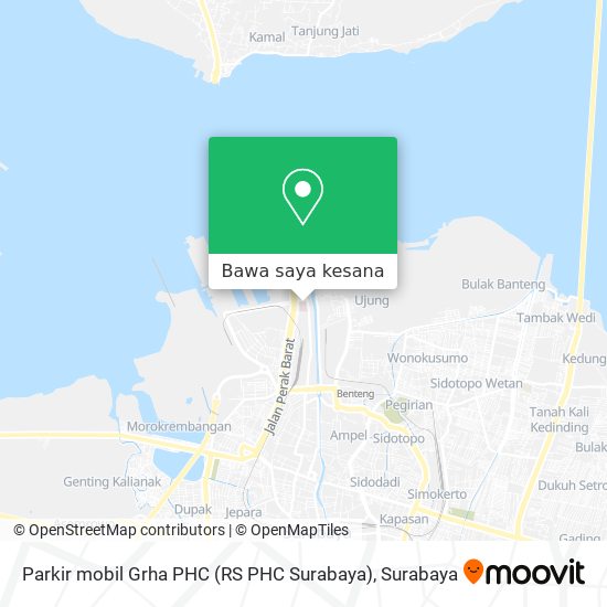 Peta Parkir mobil Grha PHC (RS PHC Surabaya)