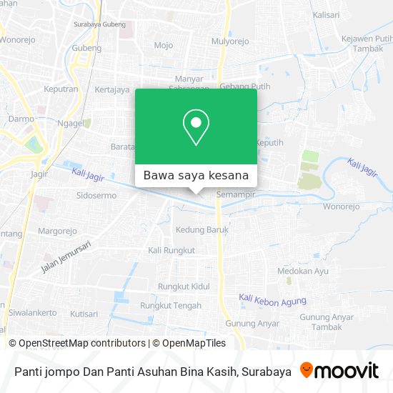 Peta Panti jompo Dan Panti Asuhan Bina Kasih
