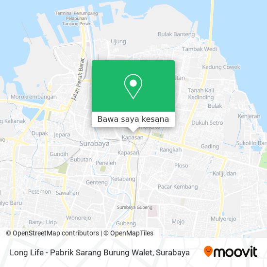 Peta Long Life - Pabrik Sarang Burung Walet