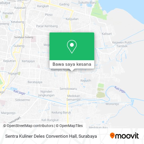 Peta Sentra Kuliner Deles Convention Hall