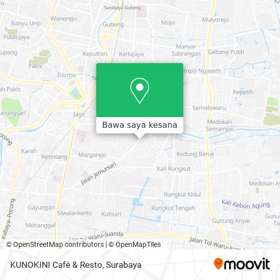 Peta KUNOKINI Café & Resto