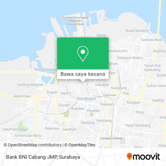 Peta Bank BNI Cabang JMP