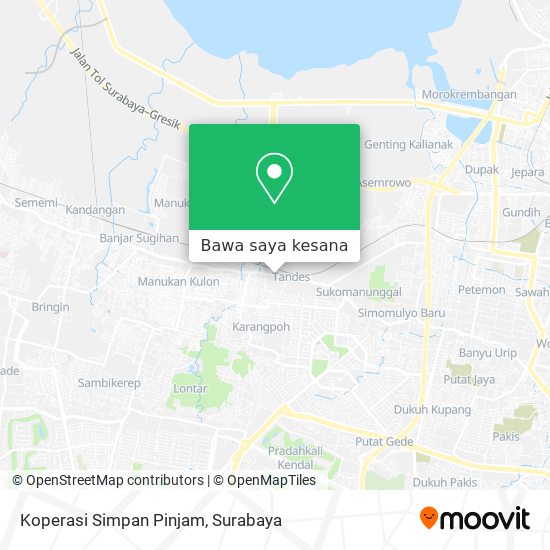 Peta Koperasi Simpan Pinjam
