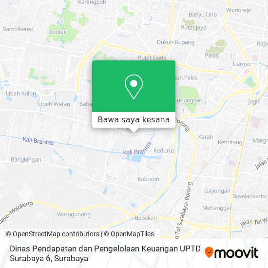Peta Dinas Pendapatan dan Pengelolaan Keuangan UPTD Surabaya 6