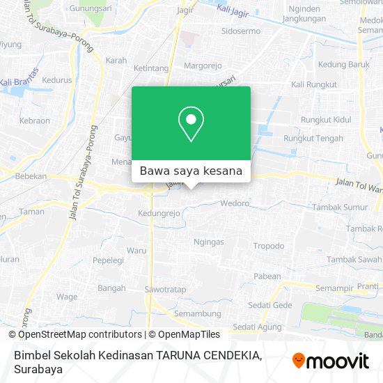 Peta Bimbel Sekolah Kedinasan TARUNA CENDEKIA