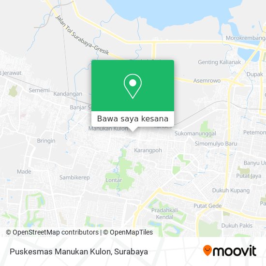 Peta Puskesmas Manukan Kulon