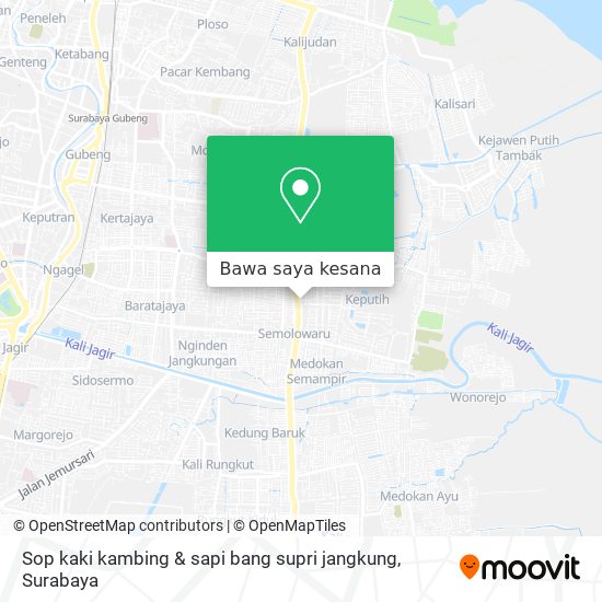 Peta Sop kaki kambing & sapi bang supri jangkung