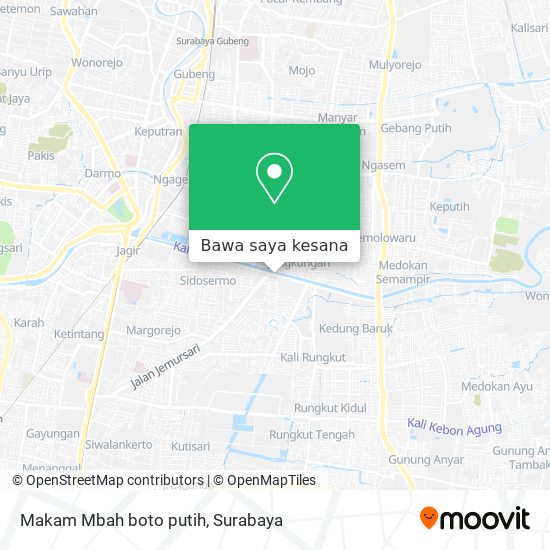 Peta Makam Mbah boto putih