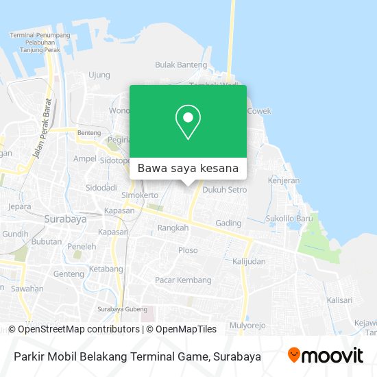 Peta Parkir Mobil Belakang Terminal Game