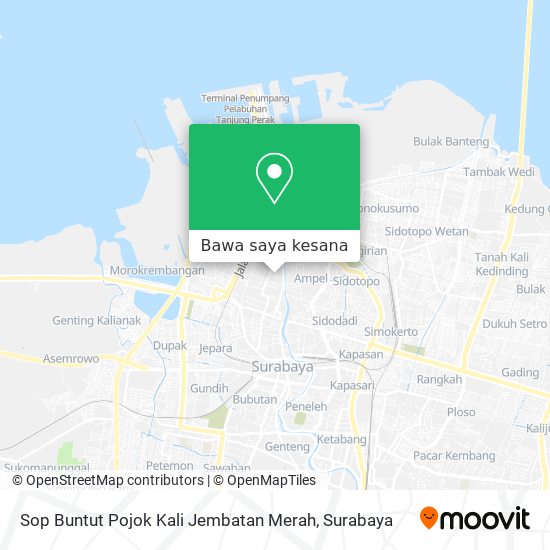 Peta Sop Buntut Pojok Kali Jembatan Merah