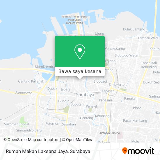 Peta Rumah Makan Laksana Jaya