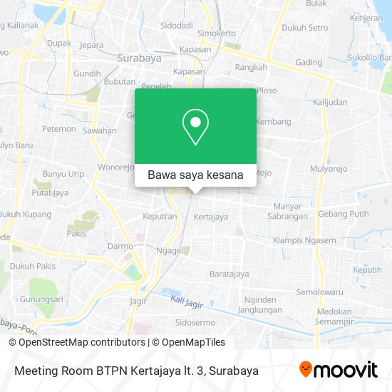 Peta Meeting Room BTPN Kertajaya lt. 3