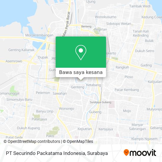 Peta PT Securindo Packatama Indonesia