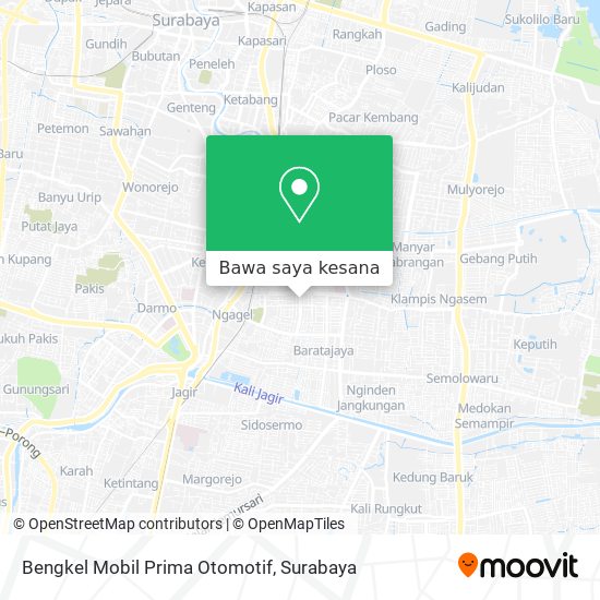 Peta Bengkel Mobil Prima Otomotif