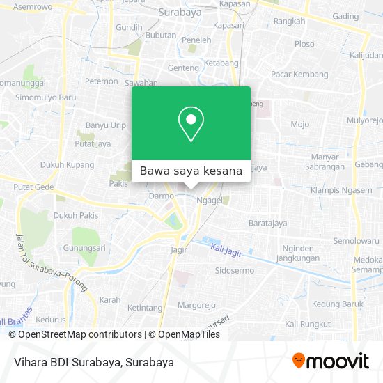 Peta Vihara BDI Surabaya