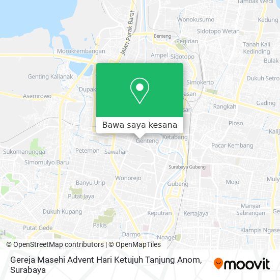 Peta Gereja Masehi Advent Hari Ketujuh Tanjung Anom