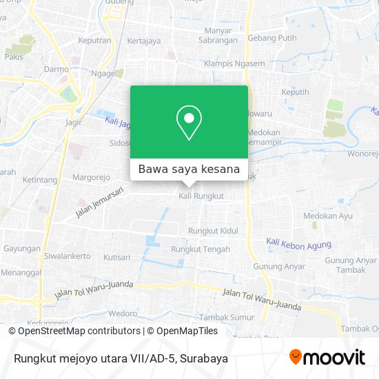 Peta Rungkut mejoyo utara VII/AD-5