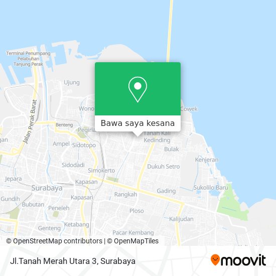 Peta Jl.Tanah Merah Utara 3