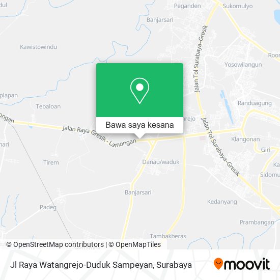 Peta Jl Raya Watangrejo-Duduk Sampeyan