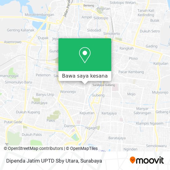 Peta Dipenda Jatim UPTD Sby Utara