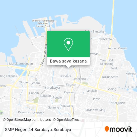 Peta SMP Negeri 44 Surabaya