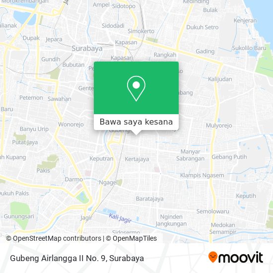 Peta Gubeng Airlangga II No. 9
