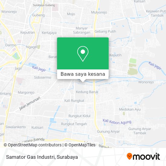 Peta Samator Gas Industri